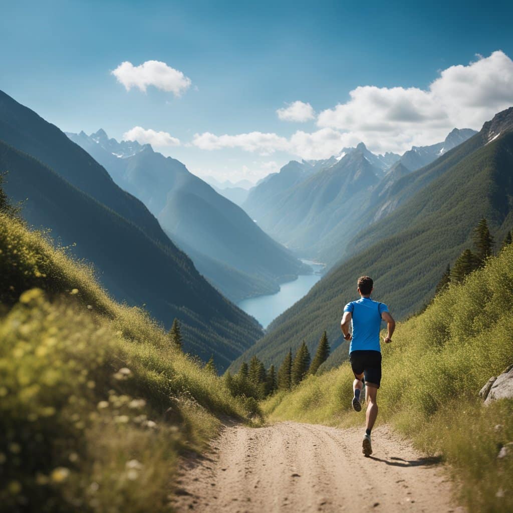 man running