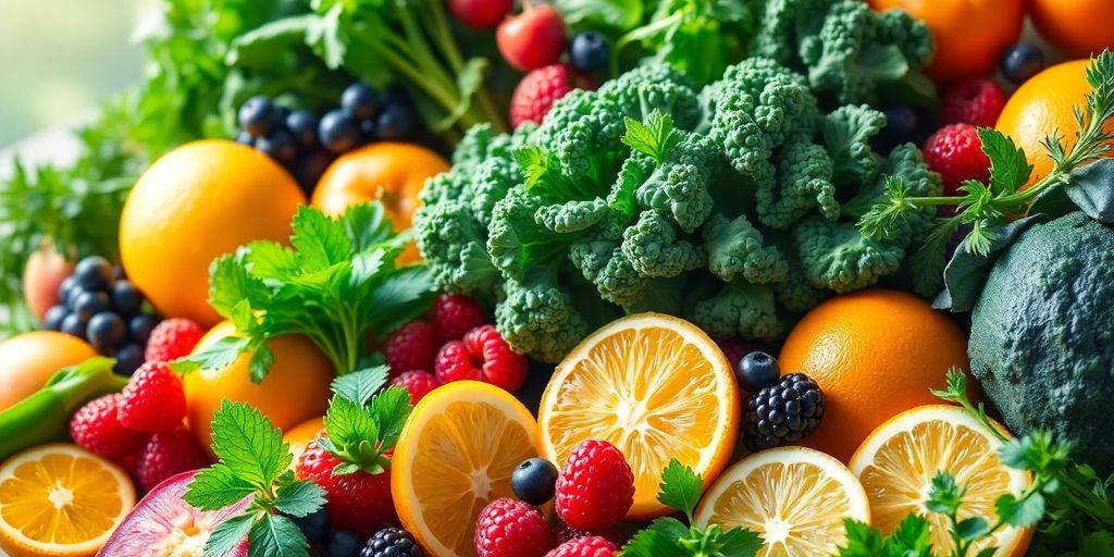 Fresh fruits and vegetables for boosting metabolism naturally